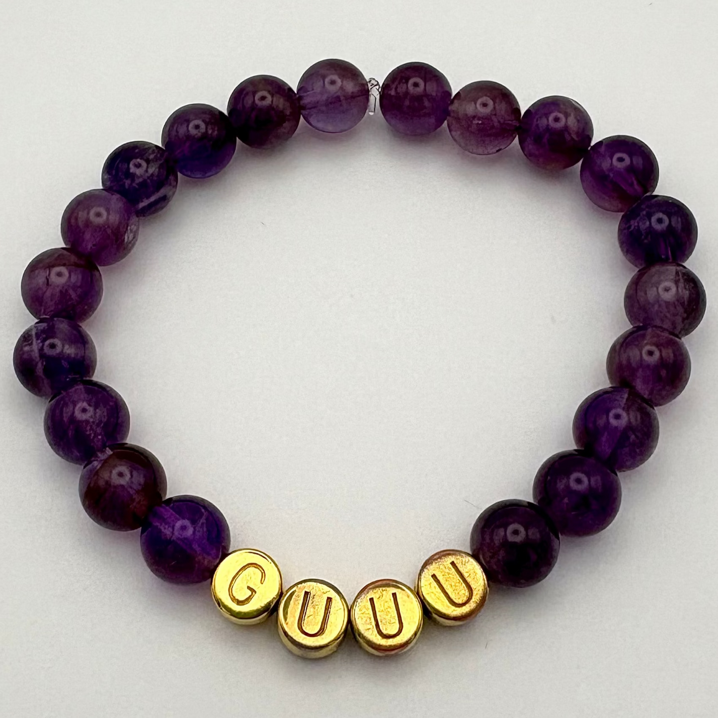 GUUU Heilstein-Armbändle - Amethyst
