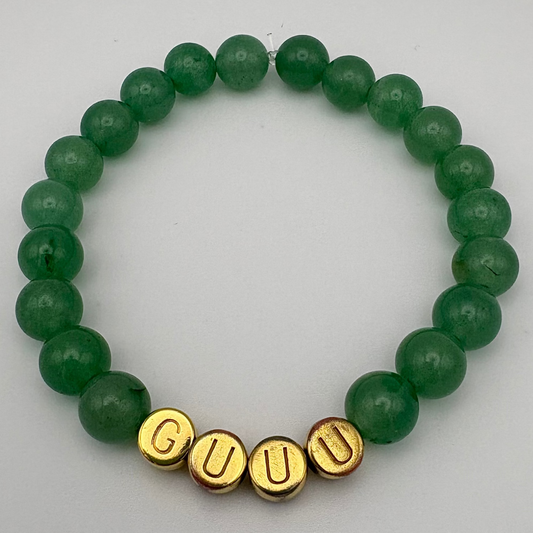 GUUU Heilstein-Armbändle - Aventurin